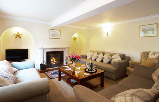 throwley moor farmhouse living room